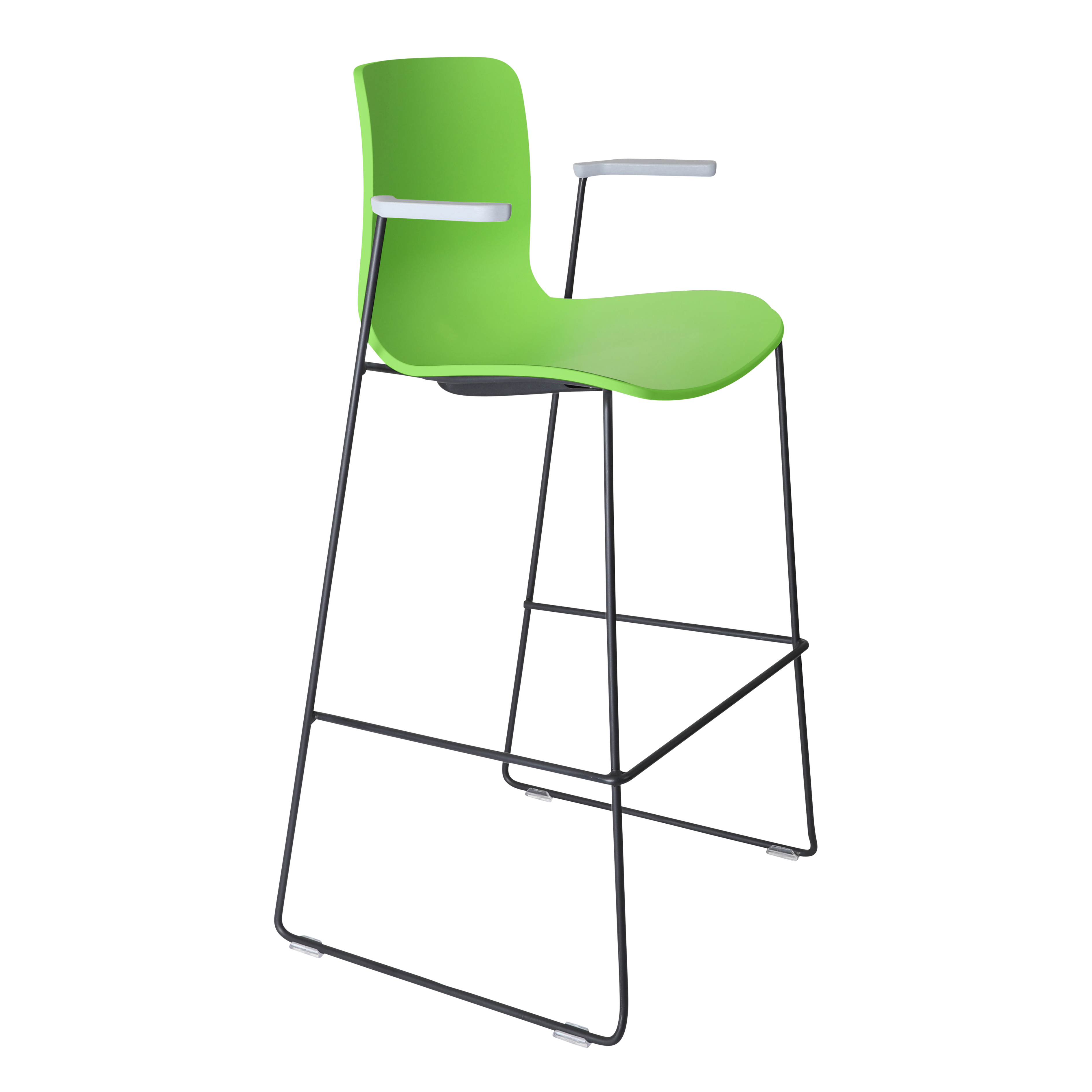 Acti Stool (Green / Stool Sled Base)